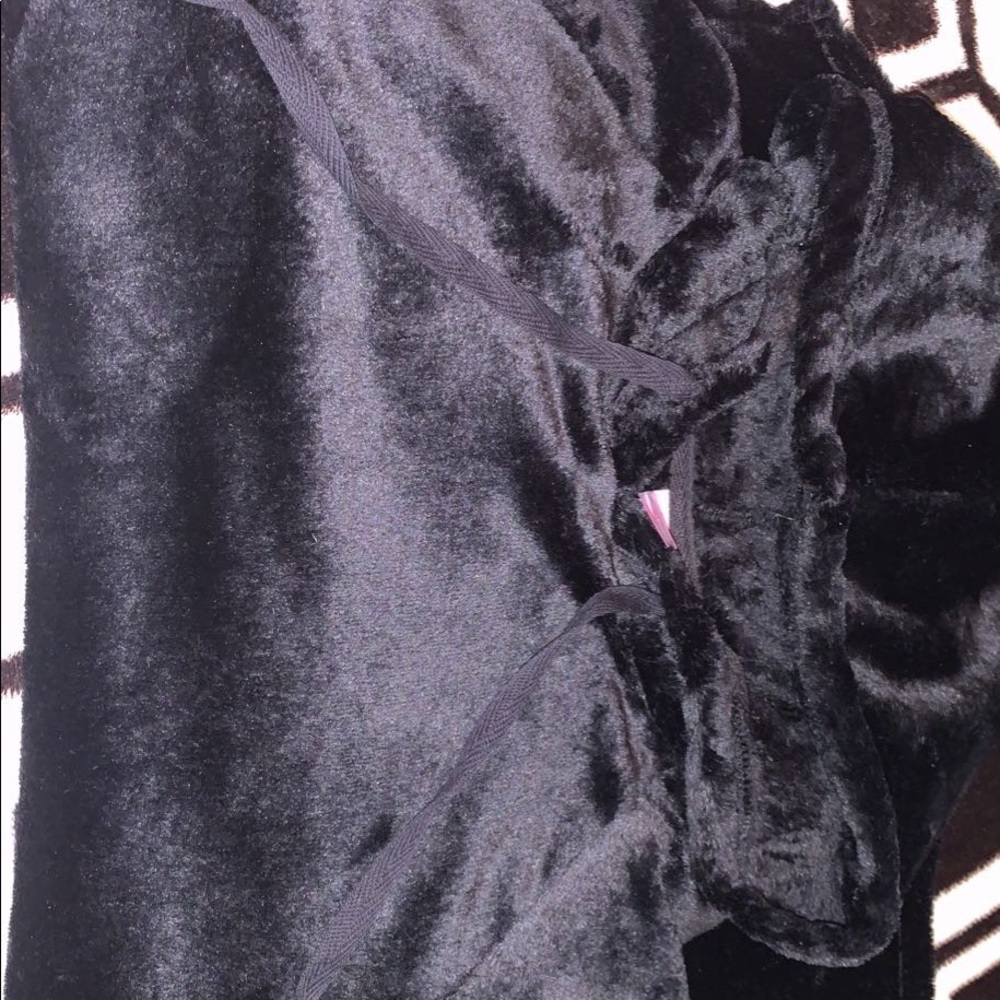 Fleece jacket with hood